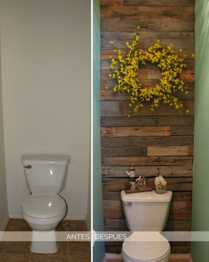 Pares palet baño