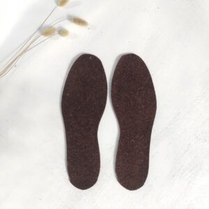 Plantillas de lana merino para zapatos adultos y niños