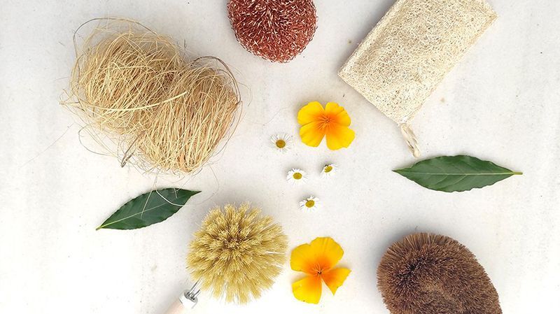 estropajos naturales sin toxicos para la cocina