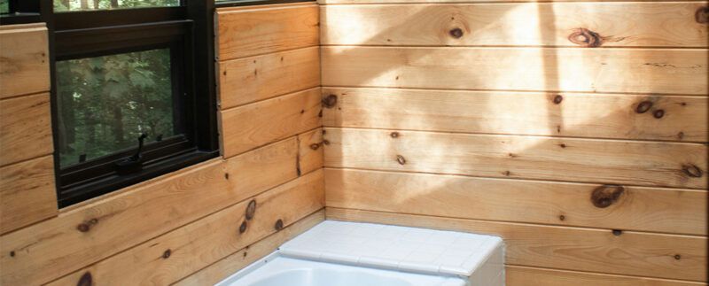 baño, reformas ecologicas sostenibles madera bajo coste