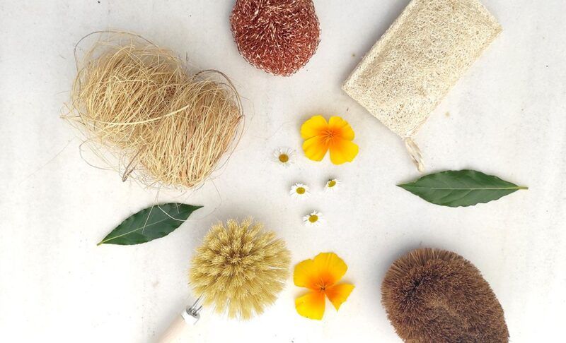 estropajos naturales sin toxicos para la cocina