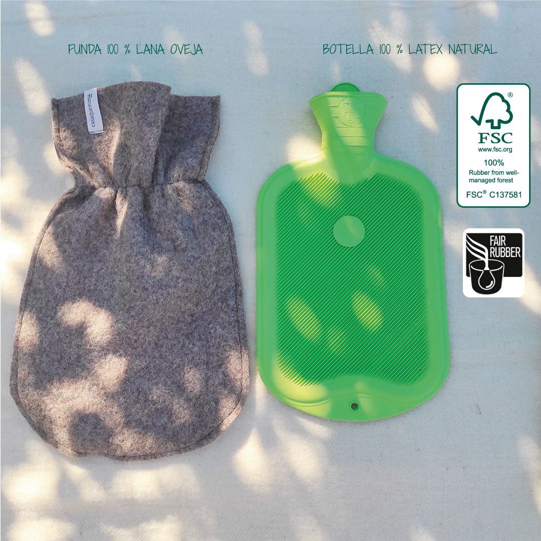 bolsa agua caliente calientacamas calienta pies bebes infantil lana latex sin toxicos