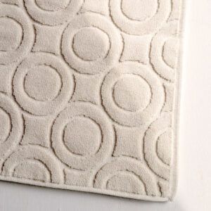 Alfombra de baño de algodón orgánico crudo