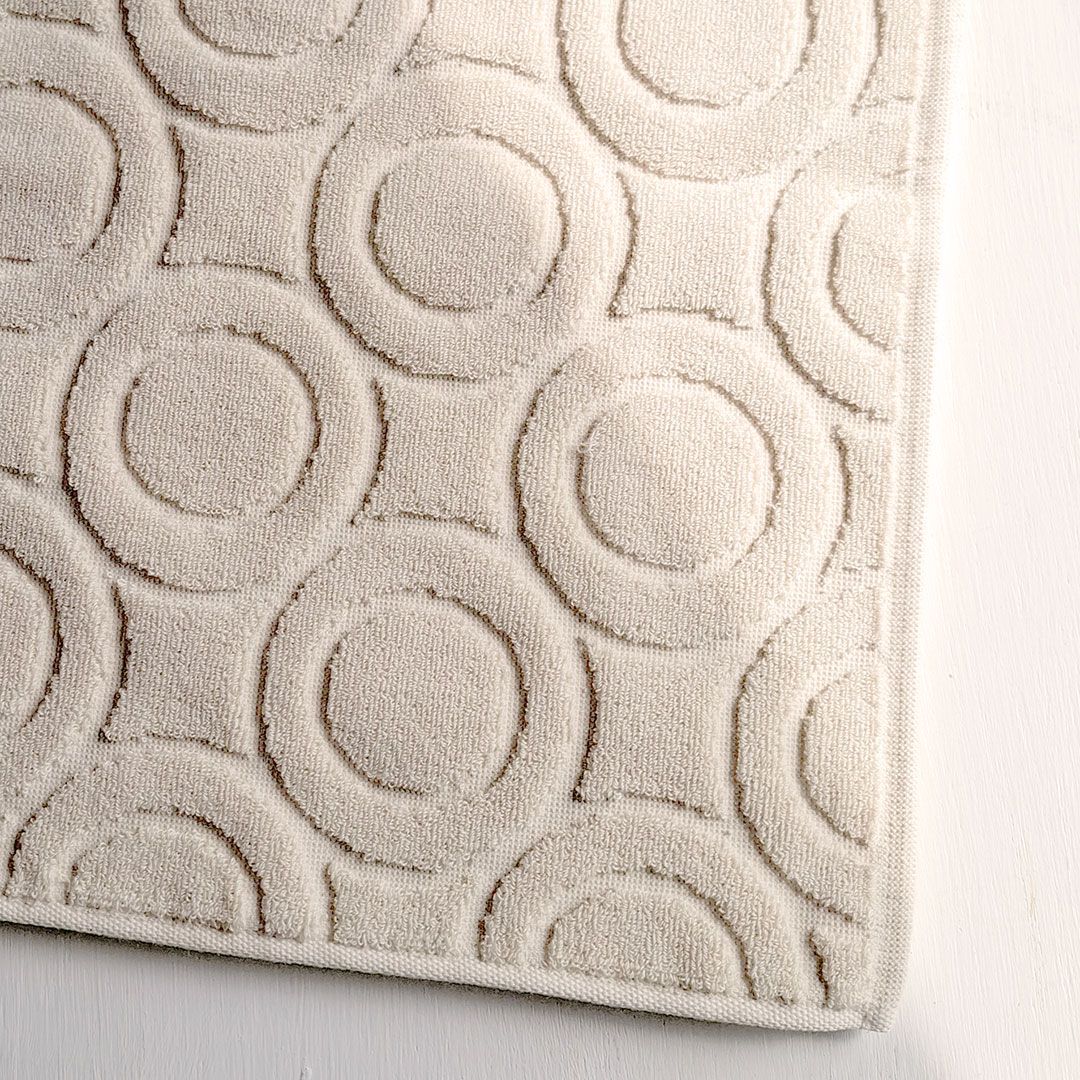 Alfombra de baño de algodón orgánico crudo