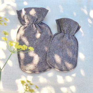 Bolsa de agua caliente natural latex para pies colicos bebes