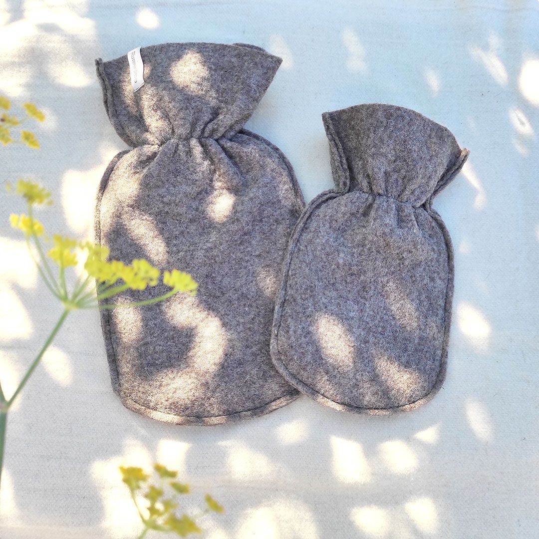 Bolsa de agua caliente natural latex para pies colicos bebes