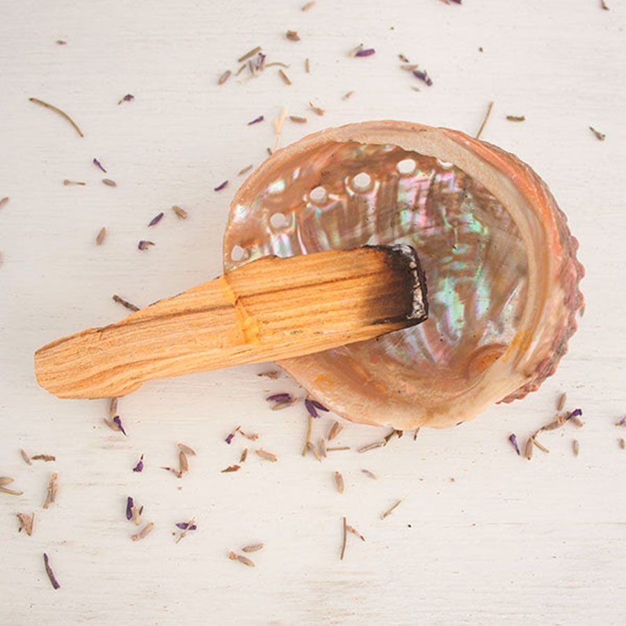 palo santo con concha avalon abalon abulon
